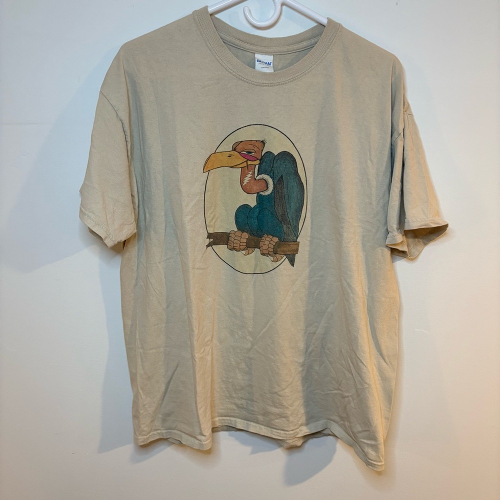 Dead and Co | Vulture Short Sleeve Shirt - Cream ; Mens XL